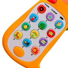 Teléfono Celular Juguete Musical Dinosaurio Niño + Baterias