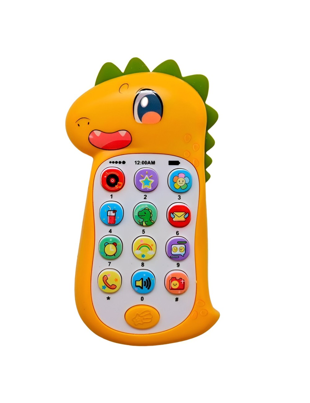 Teléfono Celular Juguete Musical Dinosaurio Niño + Baterias