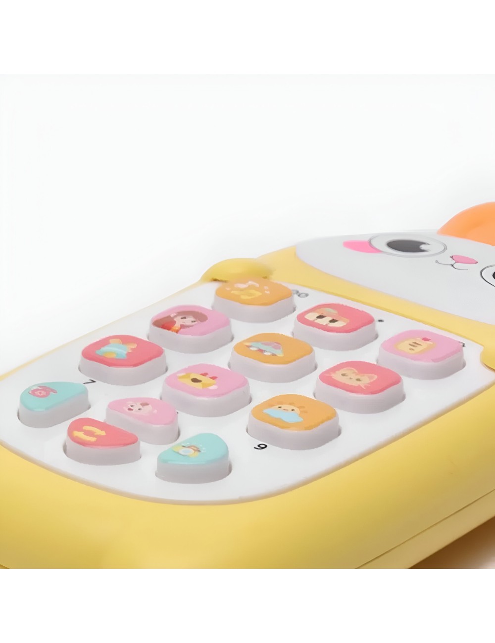 Teléfono Celular Juguete Musical Conejo Niño Bebe + Baterias