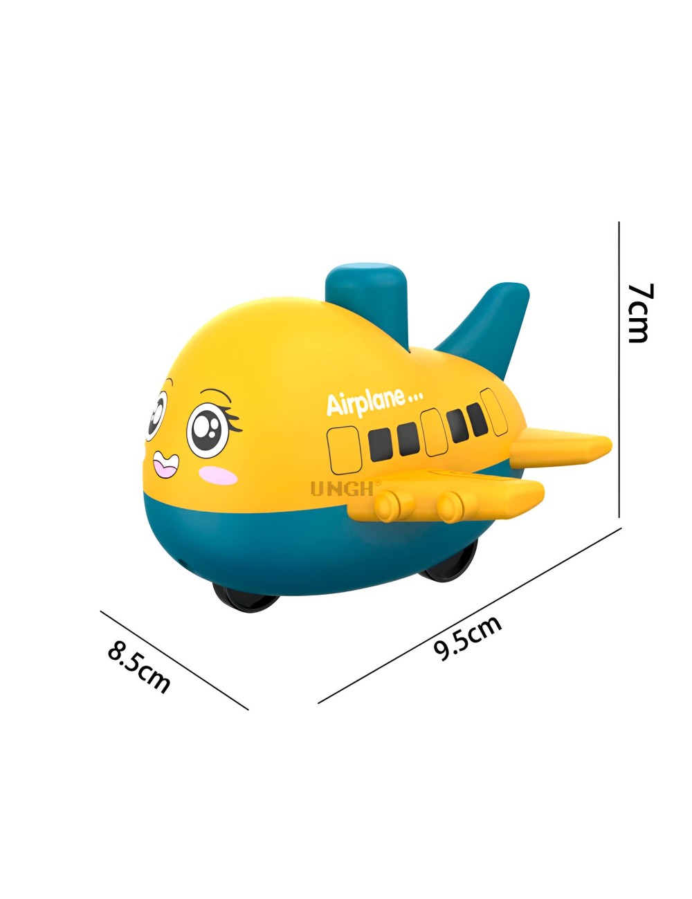 Aviones De Cuerda Multicolor Juguete Niños X 4 Unidades Set