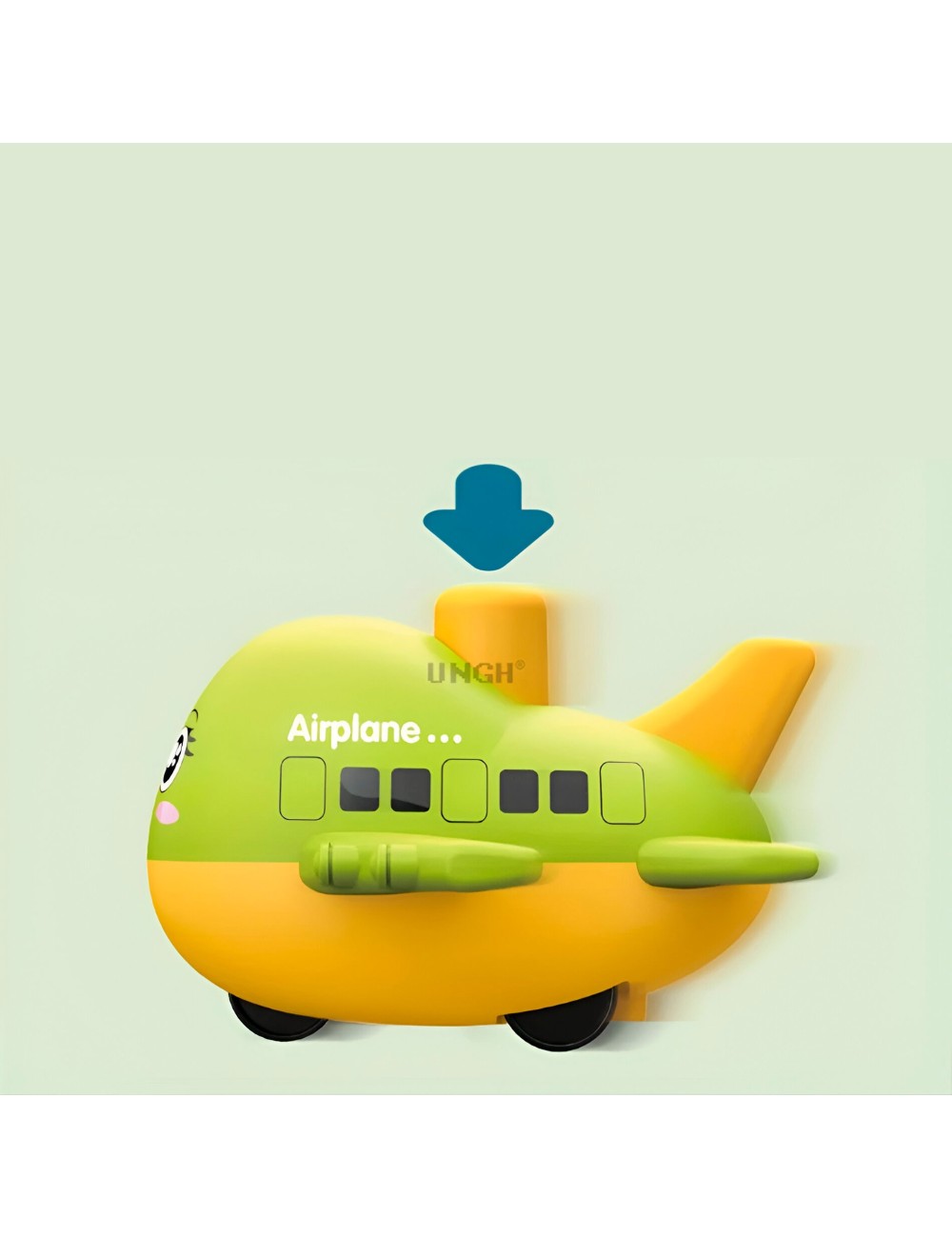 Aviones De Cuerda Multicolor Juguete Niños X 4 Unidades Set
