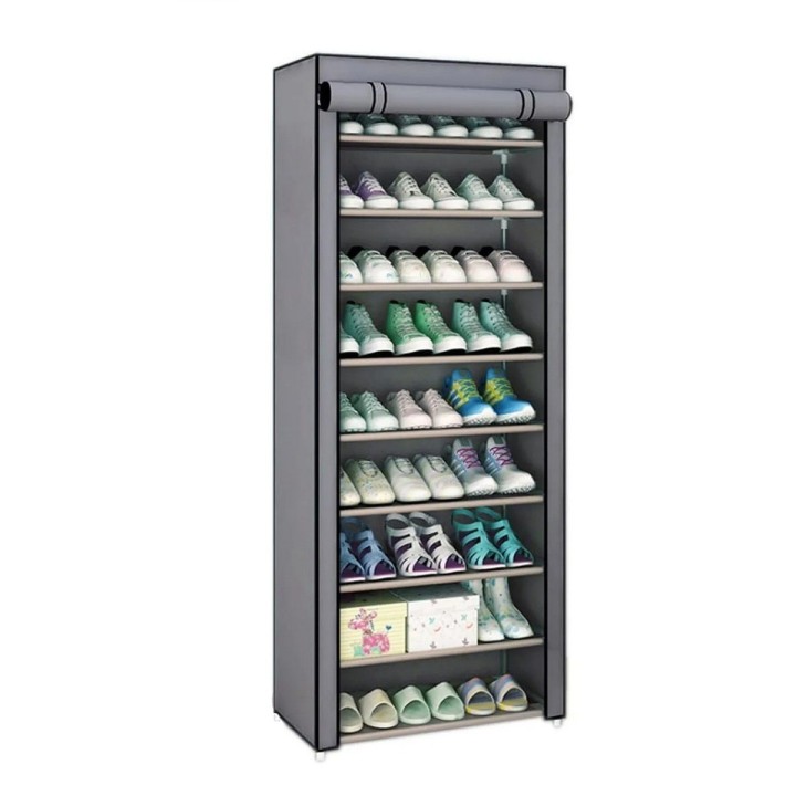Zapatero 9 Niveles Premium Hasta 27 Pares Desarmable Liviano