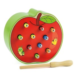 Juego De Pesca Madera Manzana Juguete Infantil Niño Agilidad