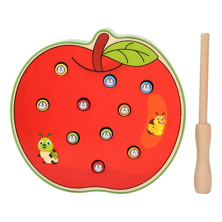 Juego De Pesca Madera Manzana Juguete Infantil Niño Agilidad