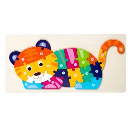 Rompecabezas Gato Interactivo 3d Juego Didactico Color