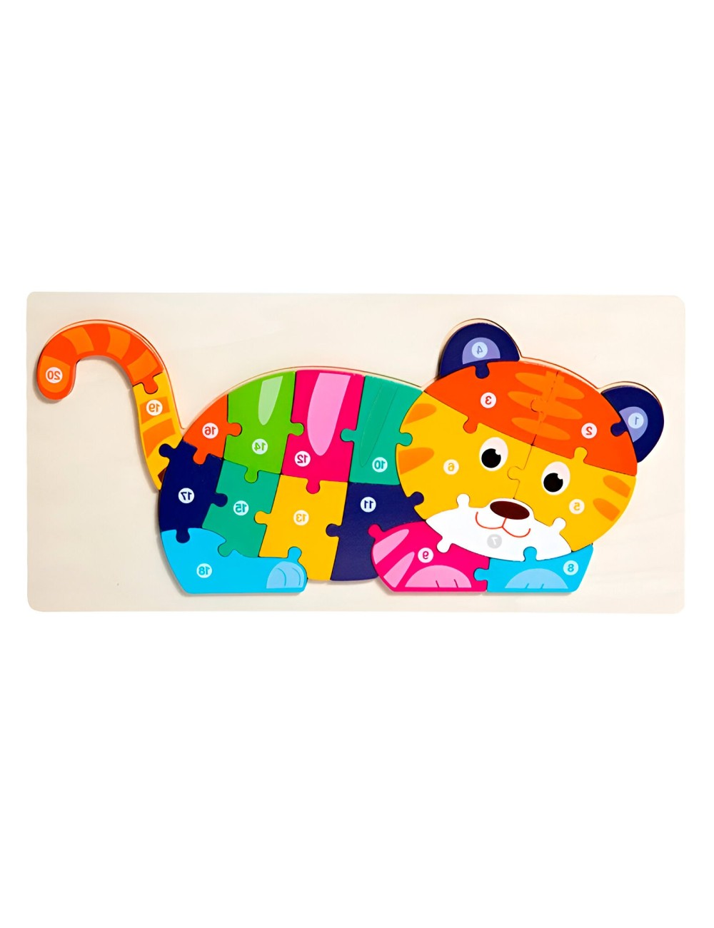 Rompecabezas Gato Interactivo 3d Juego Didactico Color