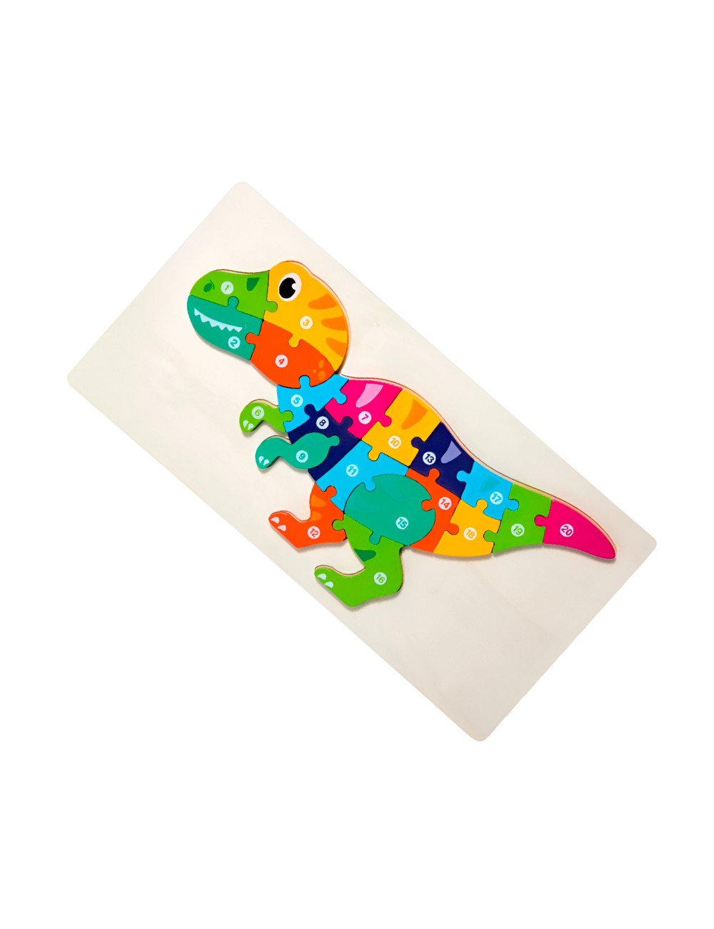 Rompecabezas Dinosaurio Interactivo 3d Juego Didactico Color