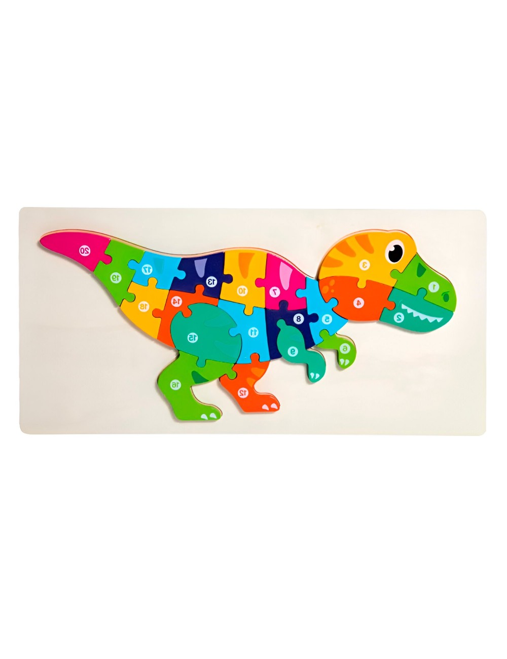 Rompecabezas Dinosaurio Interactivo 3d Juego Didactico Color