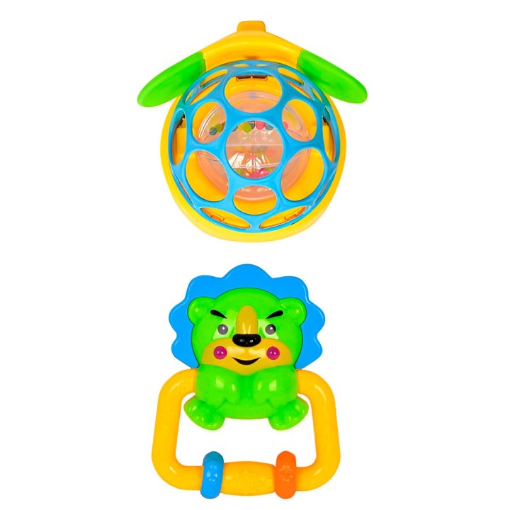 Sonajero Estimulación Temprana Bebé Juguete Elefante X 4 Pc