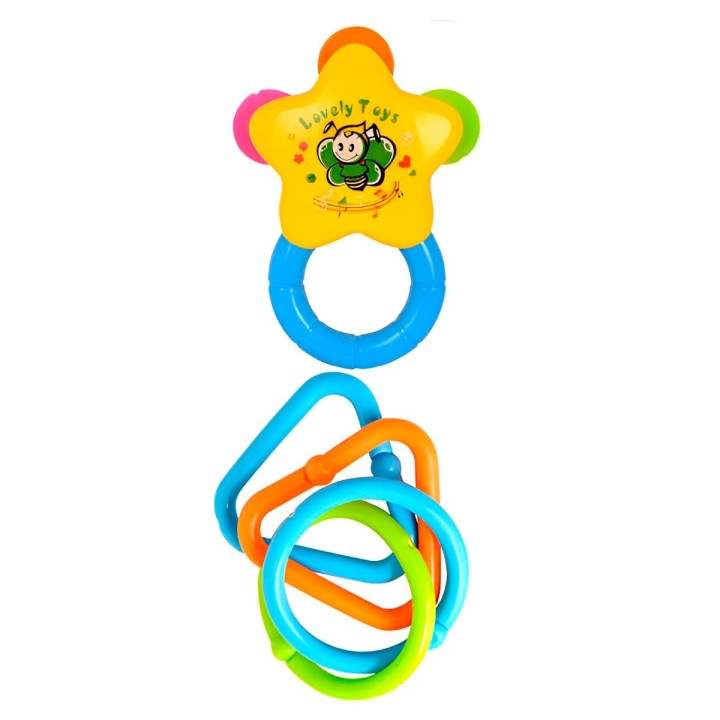 Sonajero Estimulación Temprana Bebé Juguete Elefante X 4 Pc