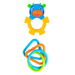 Sonajero Estimulación Temprana Bebé Juguete Elefante X 4 Pc