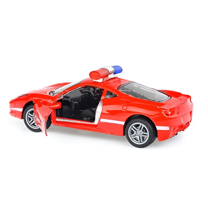 Carro Policia Deportivo Juguete Coleccionable De Cuerda