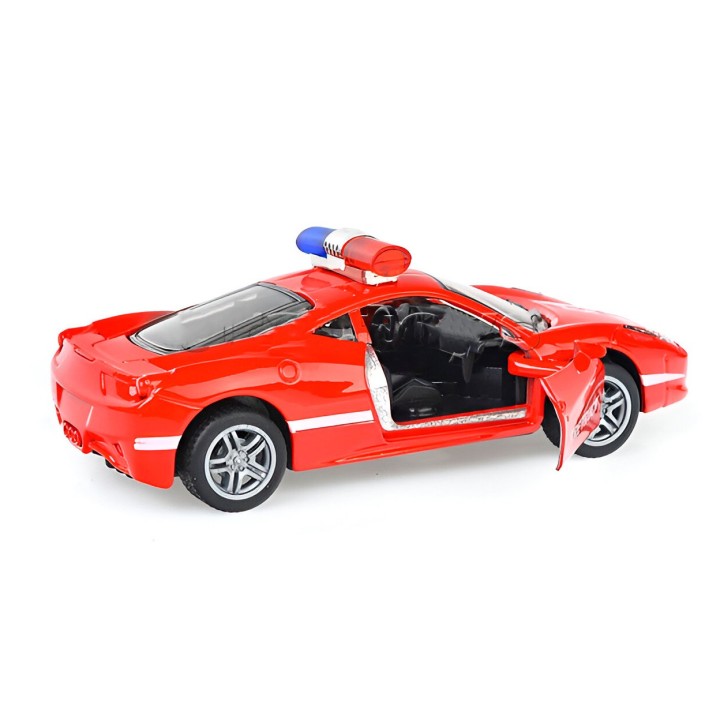 Carro Policia Deportivo Juguete Coleccionable De Cuerda