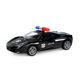 Carro Policia Deportivo Juguete Coleccionable De Cuerda