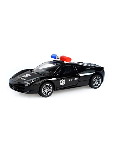 Carro Policia Deportivo Juguete Coleccionable De Cuerda