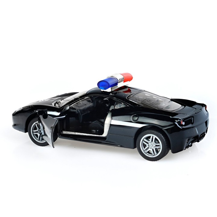 Carro Policia Deportivo Juguete Coleccionable De Cuerda