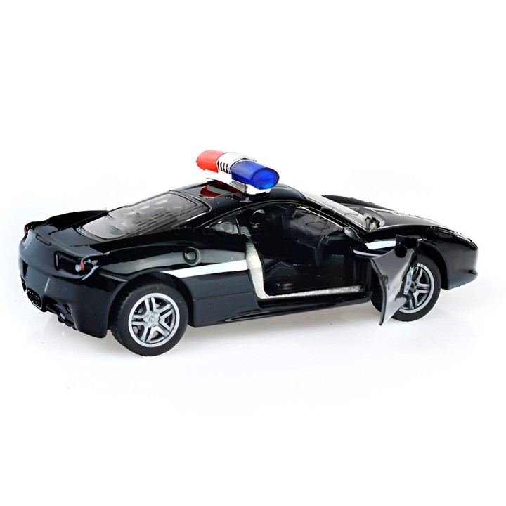 Carro Policia Deportivo Juguete Coleccionable De Cuerda