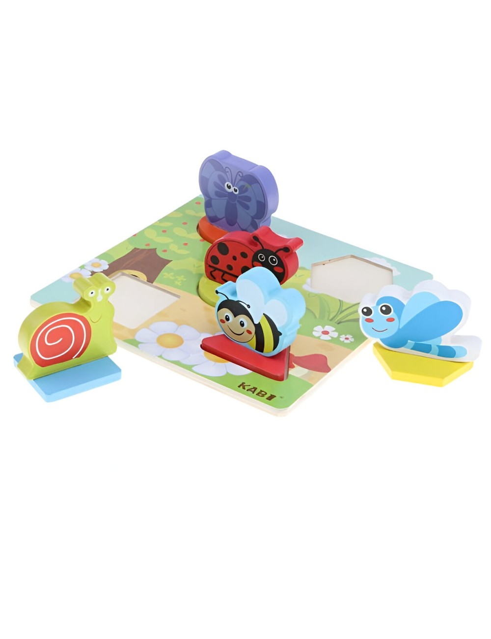 Juego Tablero Colores Encastre Figuras Animales Desarrollo
