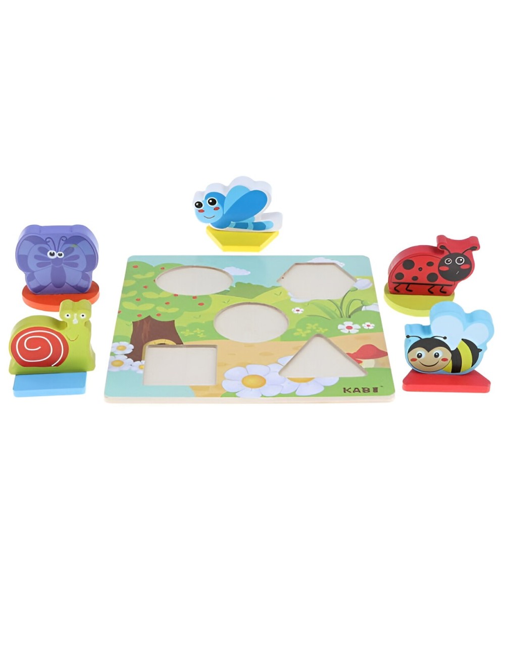 Juego Tablero Colores Encastre Figuras Animales Desarrollo