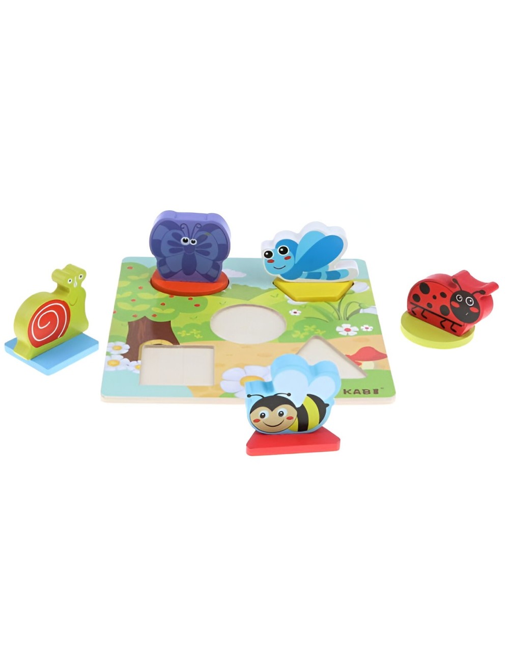 Juego Tablero Colores Encastre Figuras Animales Desarrollo