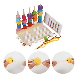 Juego Tablero Pesca Colores Encastre Figuras Desarrollo