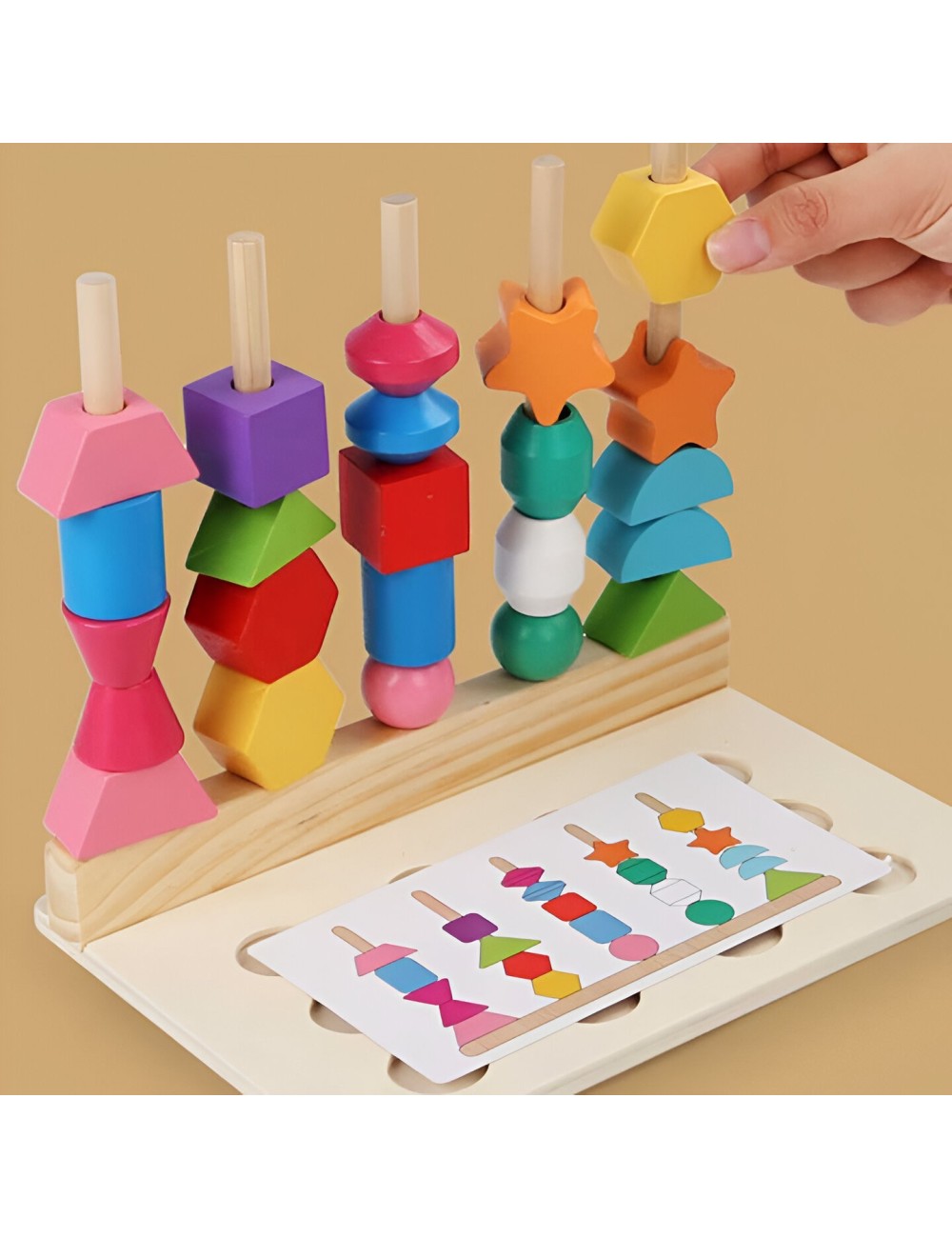 Juego Tablero Pesca Colores Encastre Figuras Desarrollo