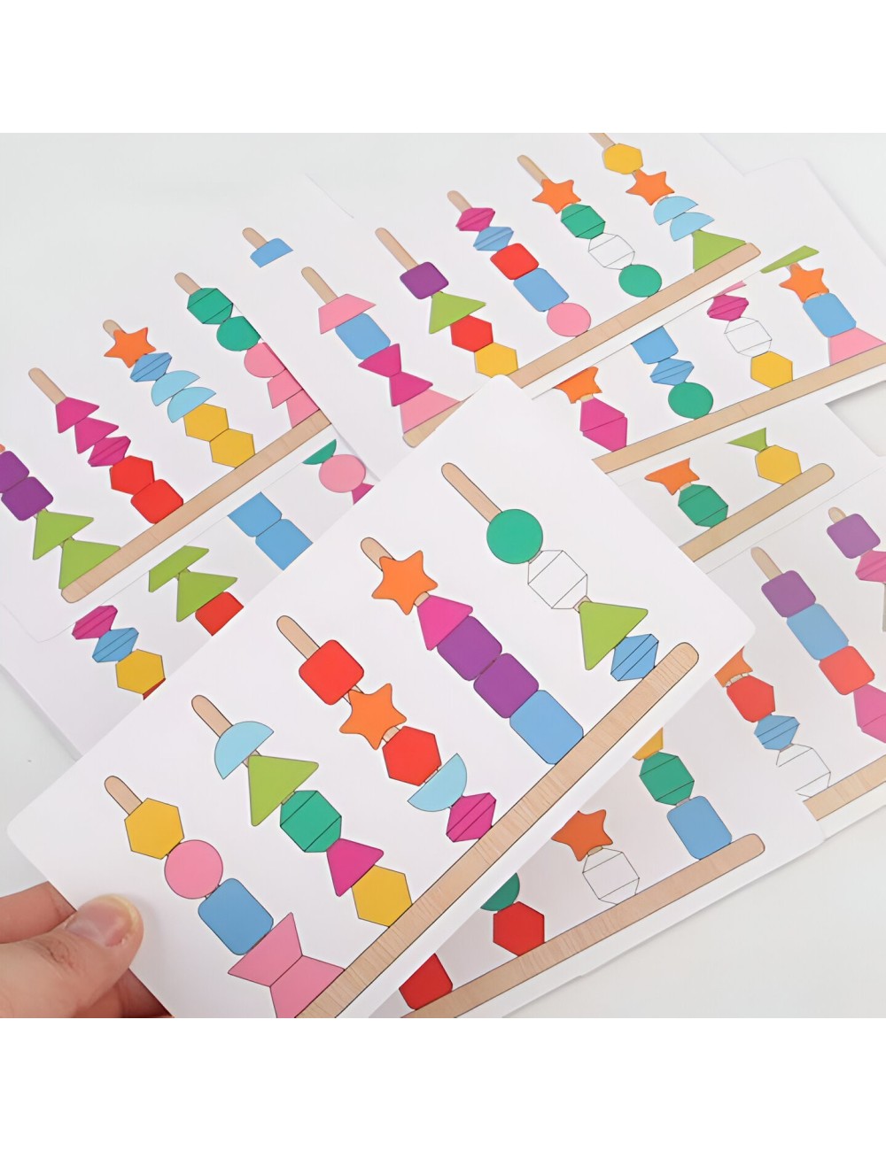 Juego Tablero Pesca Colores Encastre Figuras Desarrollo