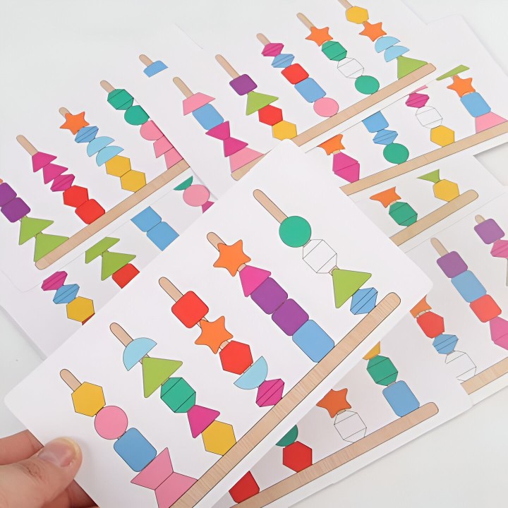 Juego Tablero Pesca Colores Encastre Figuras Desarrollo