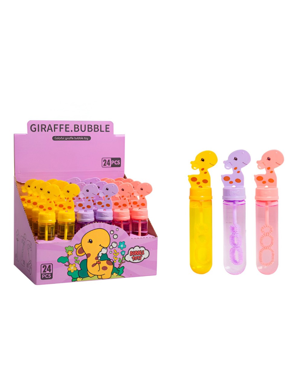 Burbujero Jirafa Mini X 3 Unidades