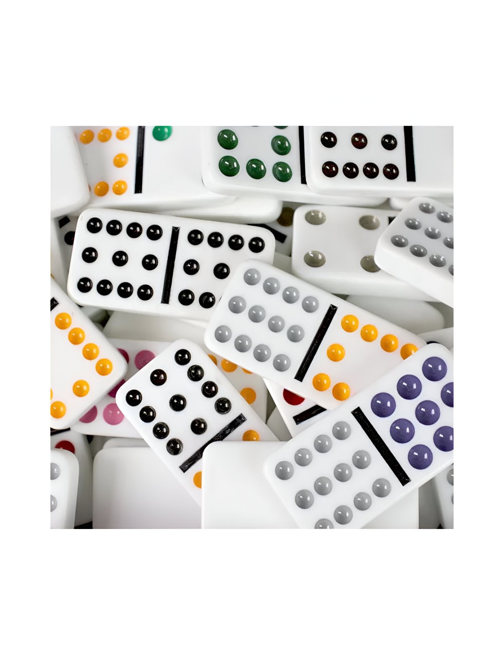 Dominó De Lujo 91 Piezas Doble 12 Caja Metálica Profesional