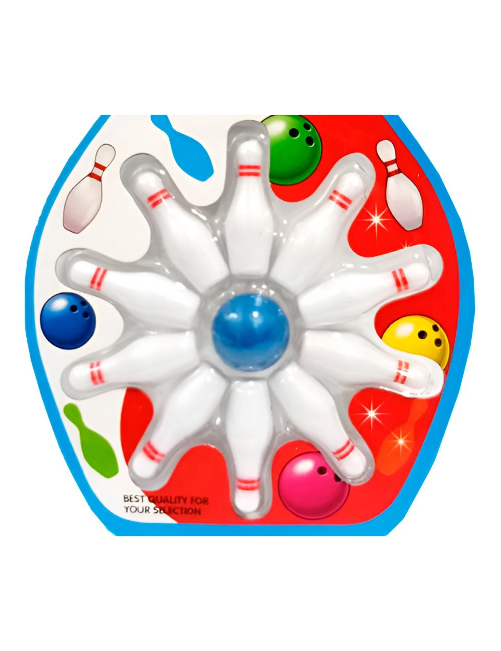 Juego De Bolos De Boliche Mini Para Niños 10 Bolos Y 1 Bola