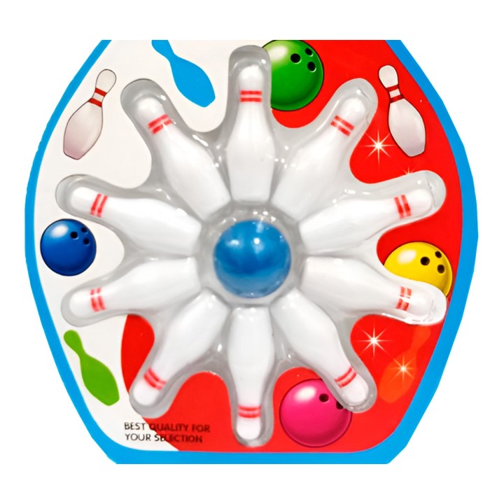 Juego De Bolos De Boliche Mini Para Niños 10 Bolos Y 1 Bola