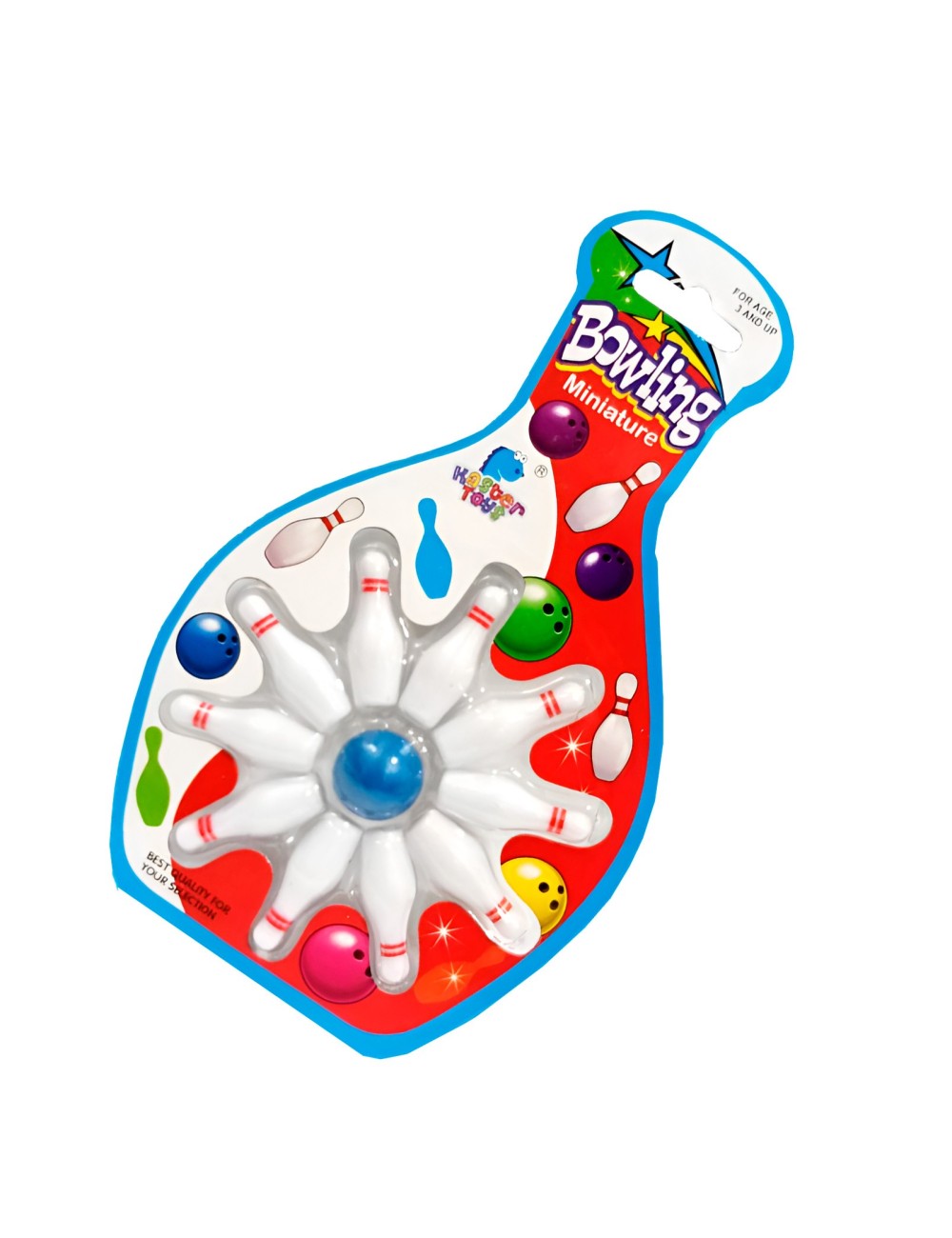 Juego De Bolos De Boliche Mini Para Niños 10 Bolos Y 1 Bola