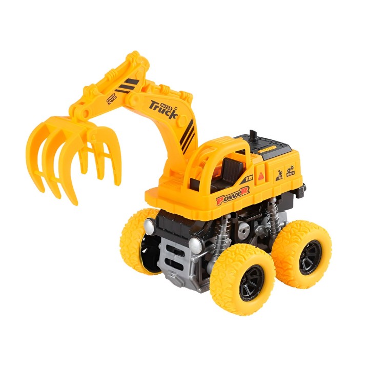 Retroexcavadora Bulldozer Truck Impulso Constructor Juguete