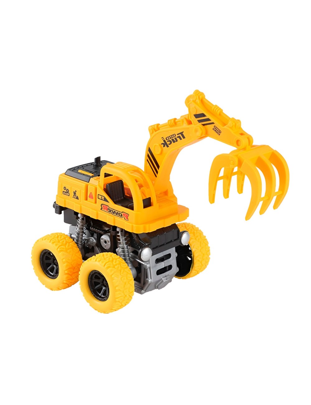 Retroexcavadora Bulldozer Truck Impulso Constructor Juguete