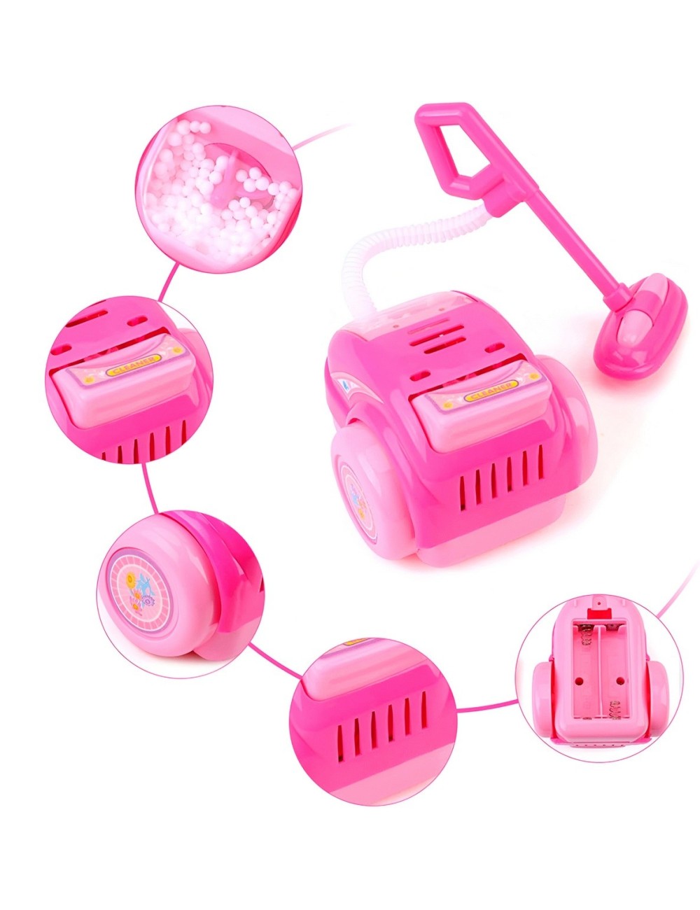 Aspiradora Juguete Niñas Interactiva Rol Muñecas