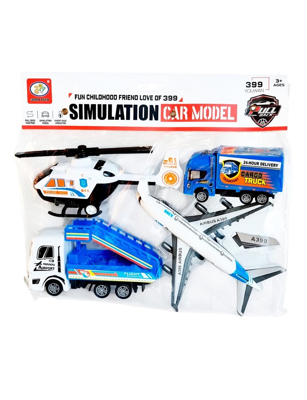 Avion Helicoptero Camion Grua Transporte Juguete Niños