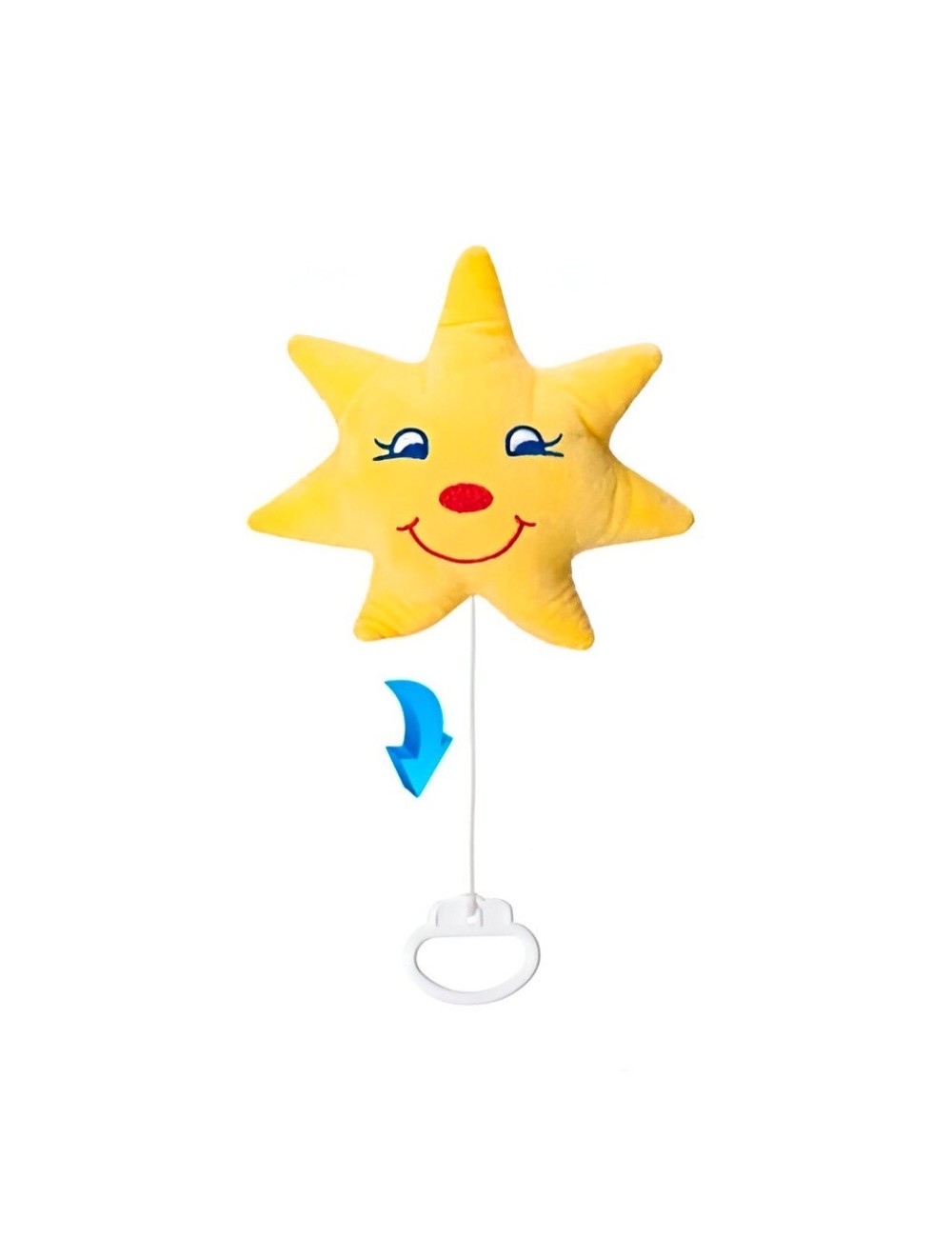 Caja Musical Peluche Estrella Móvil Relajante Cuna Bebe