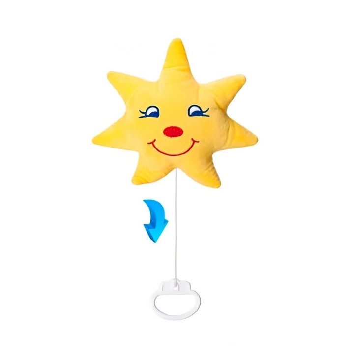 Caja Musical Peluche Estrella Móvil Relajante Cuna Bebe