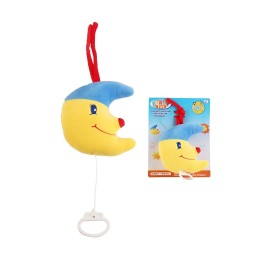 Caja Musical Peluche Luna Móvil Sueños Relajante Cuna Bebe