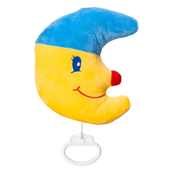 Caja Musical Peluche Luna Móvil Sueños Relajante Cuna Bebe