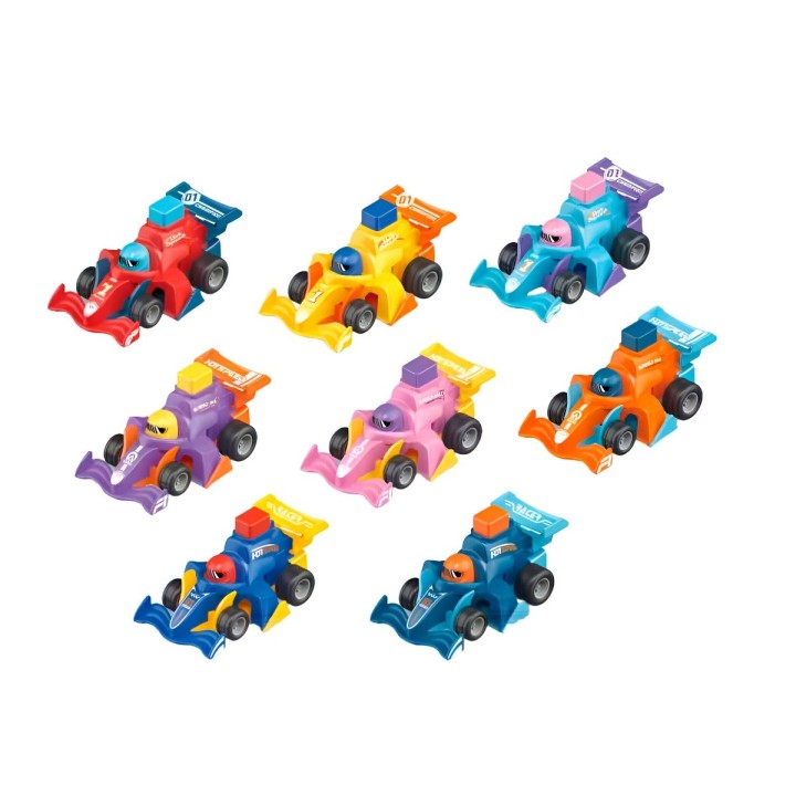 Carro De Carrera De Cuerda Coleccionable Juguete X 12 Un