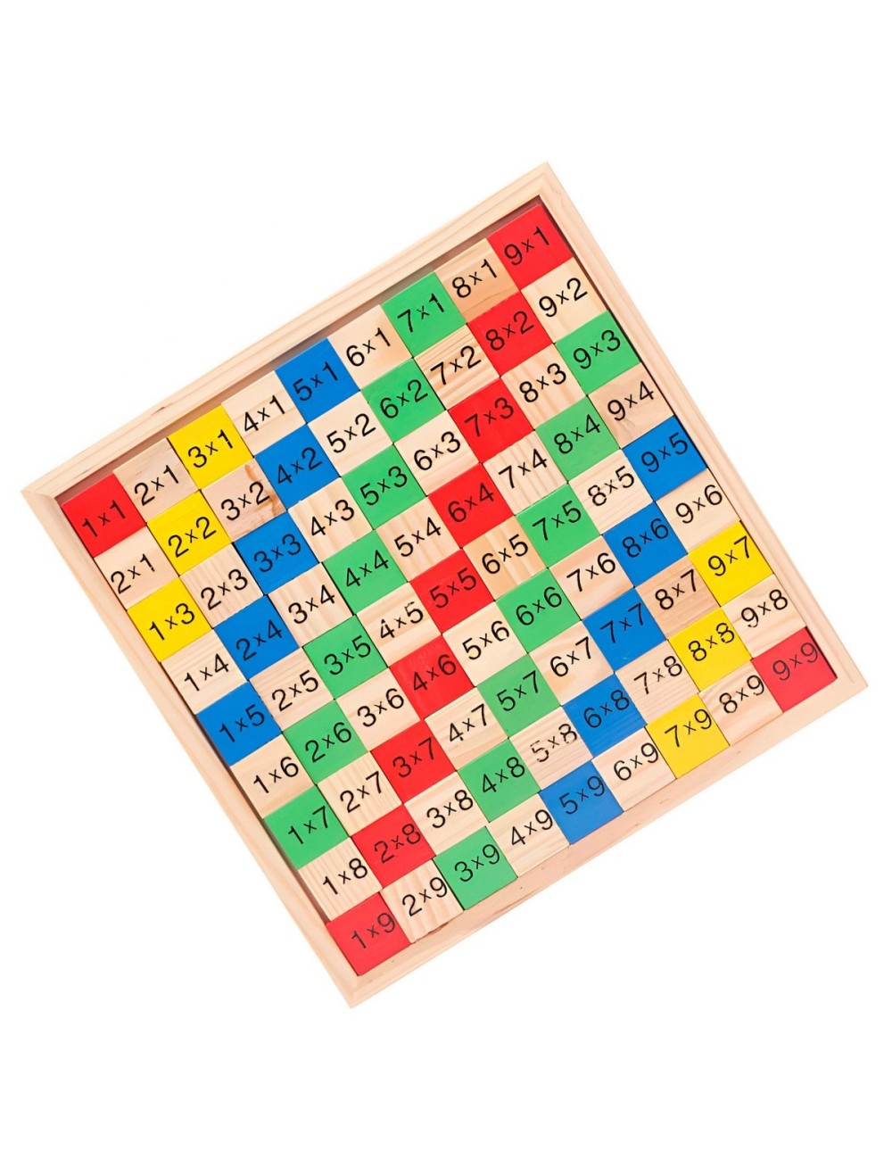Juego De Madera Multiplicacion Matematicas Aprendizaje