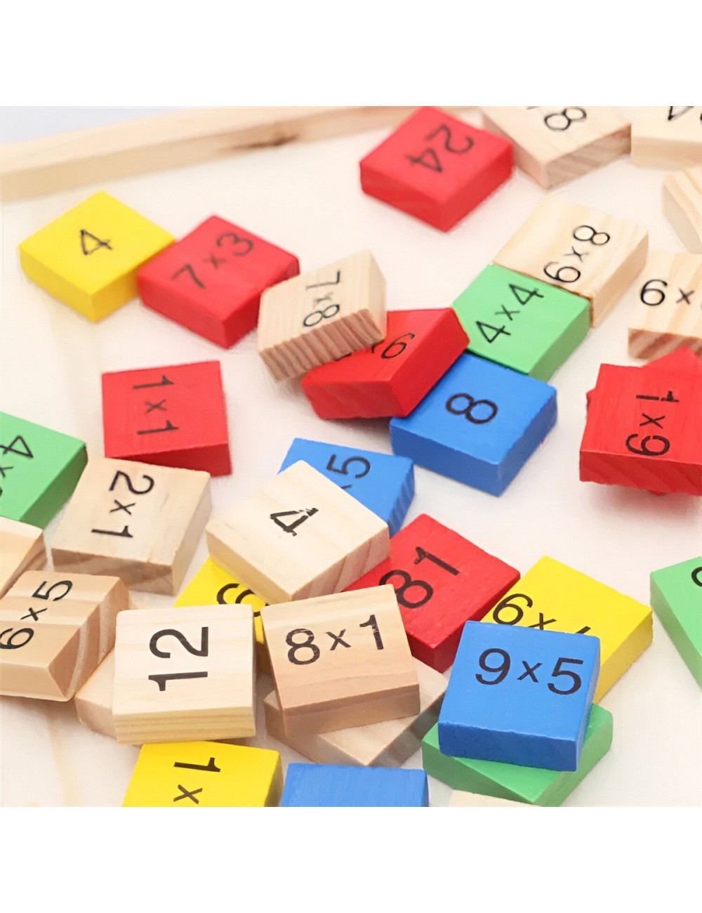 Juego De Madera Multiplicacion Matematicas Aprendizaje