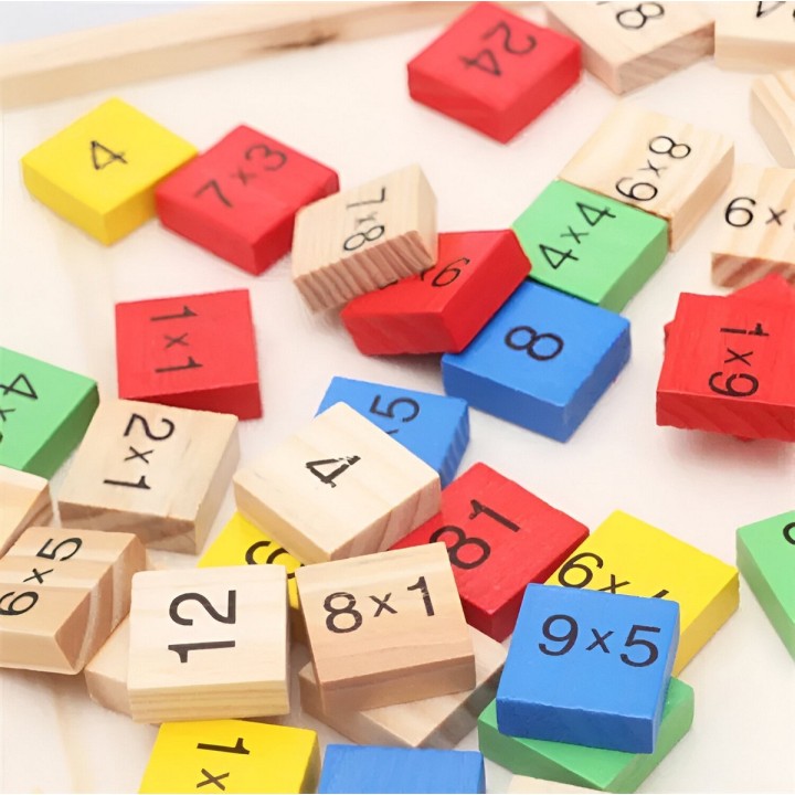 Juego De Madera Multiplicacion Matematicas Aprendizaje