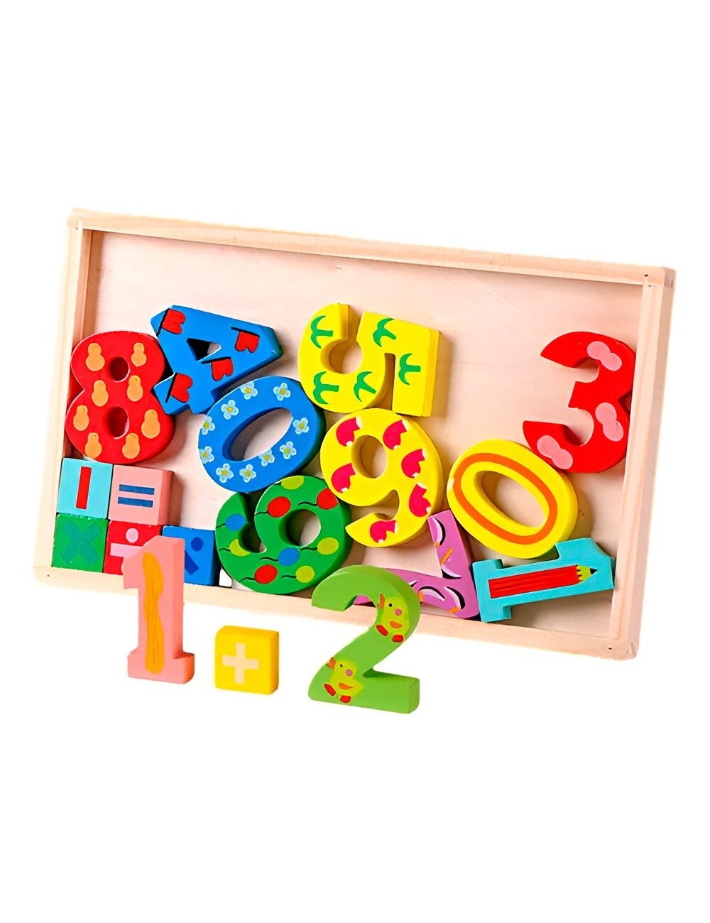 Juego De Madera Operaciones Matematicas Aprendizaje