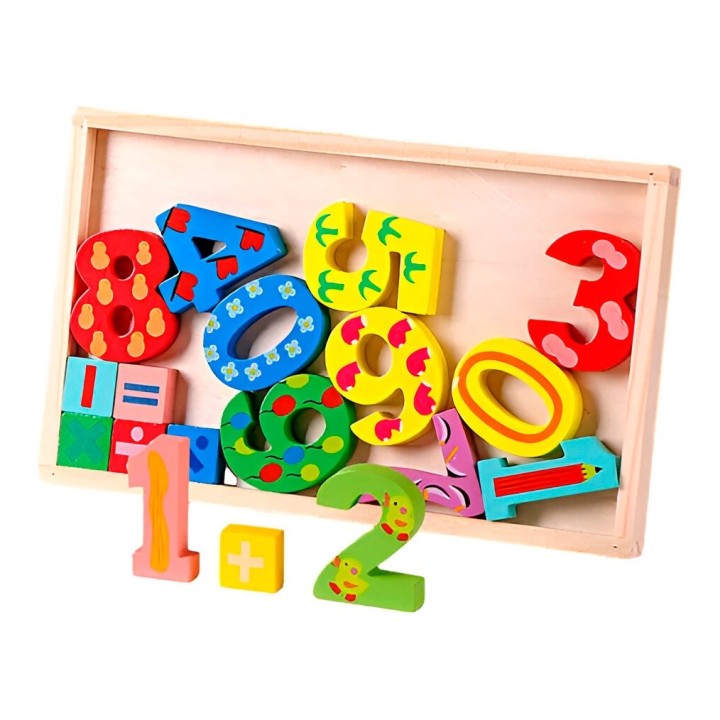 Juego De Madera Operaciones Matematicas Aprendizaje
