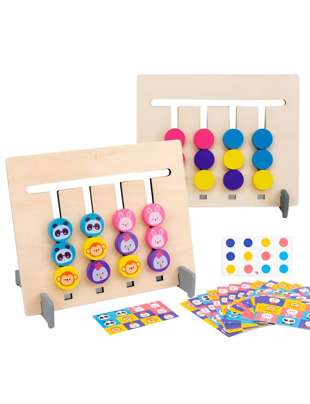 Juego Madera Encastre Figura Coordinacion Aprendizaje Niños