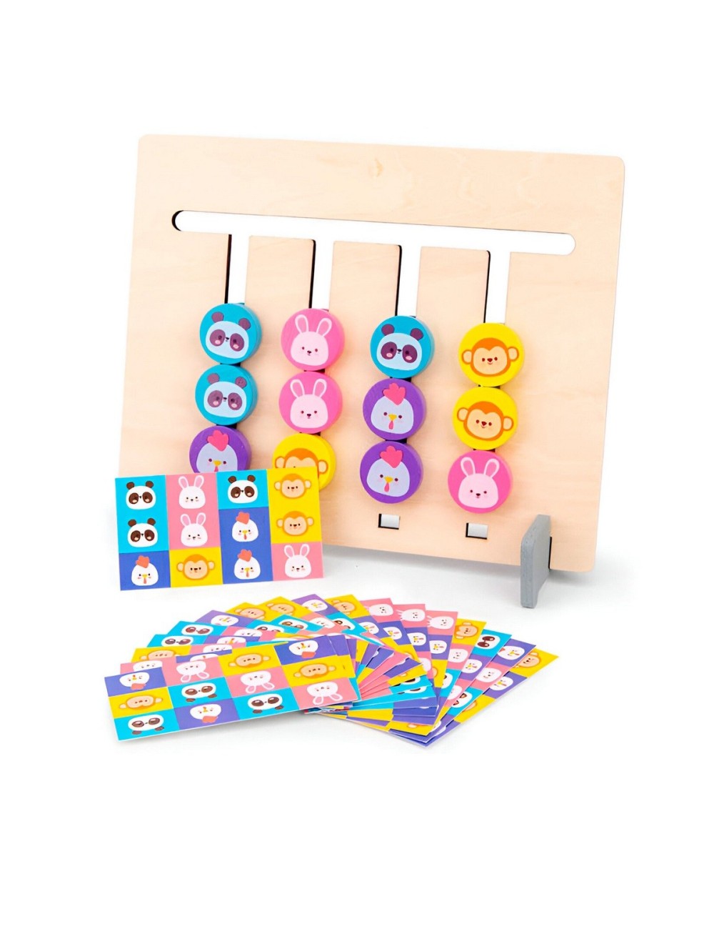 Juego Madera Encastre Figura Coordinacion Aprendizaje Niños