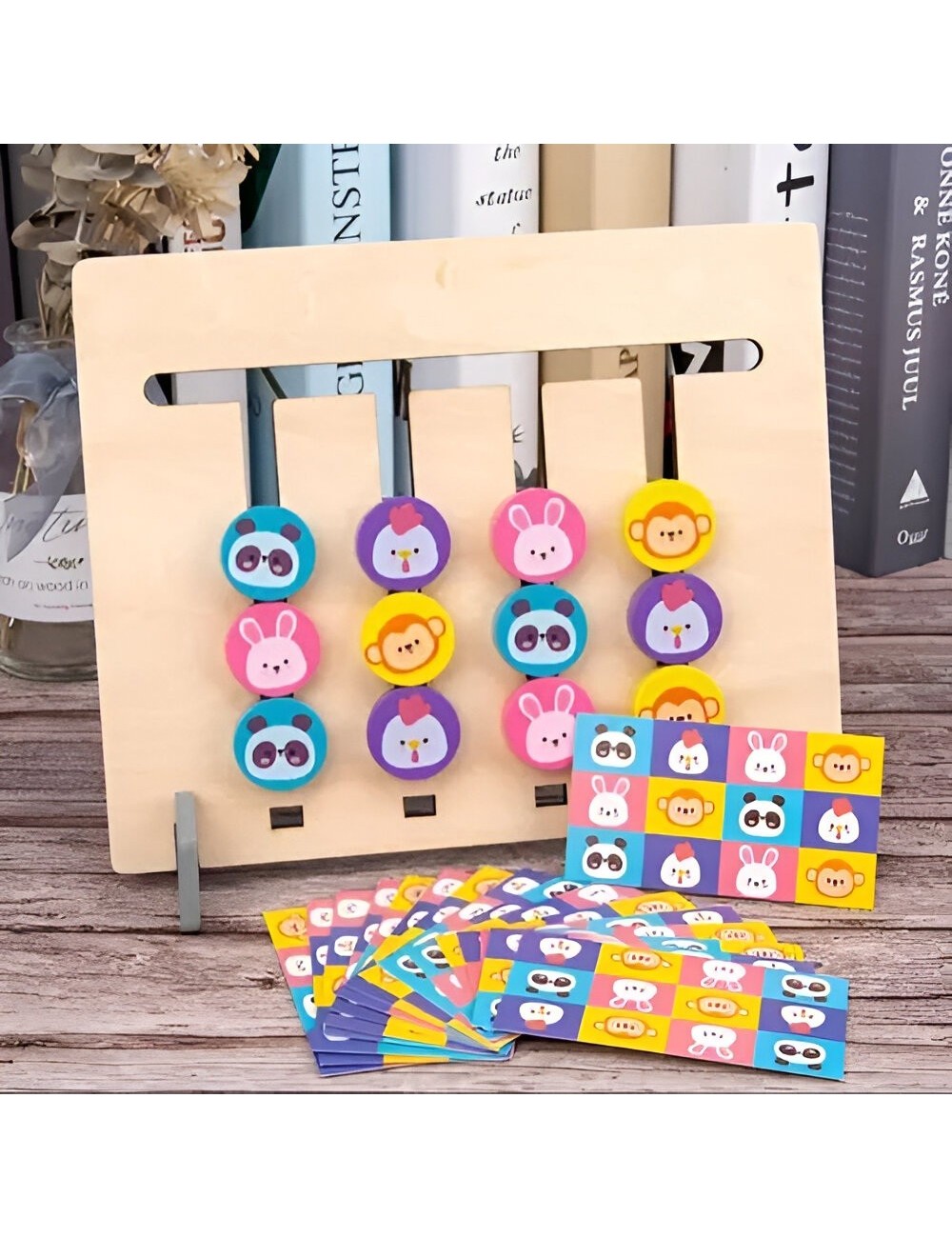 Juego Madera Encastre Figura Coordinacion Aprendizaje Niños